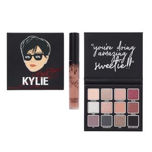 Kylie cosmetics momager palette and lip set
